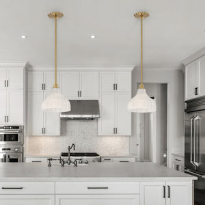 Crystorama - LAY-303-LG - One Light Pendant - Layton - Luxe Gold