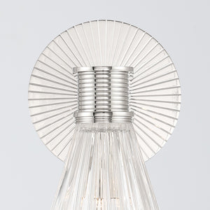 Crystorama - LOT-701-PN - One Light Wall Sconce - Lotus - Polished Nickel