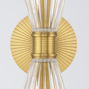 Crystorama - LOT-702-LG - Two Light Wall Sconce - Lotus - Luxe Gold