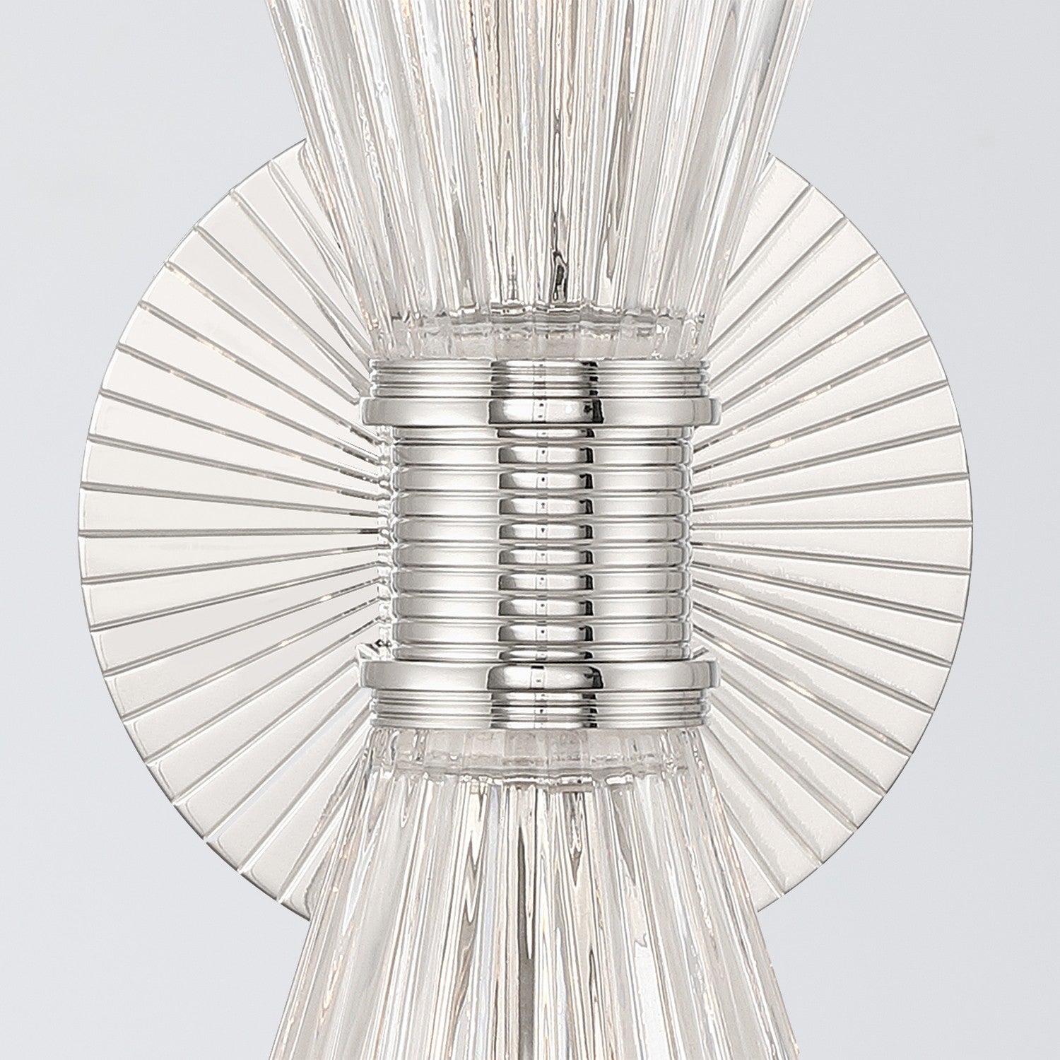 Crystorama - LOT-702-PN - Two Light Wall Sconce - Lotus - Polished Nickel
