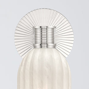 Crystorama - LOT-711-PN - One Light Wall Sconce - Lotus - Polished Nickel