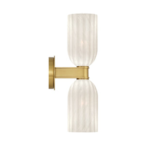 Crystorama - LOT-712-LG - Two Light Wall Sconce - Lotus - Luxe Gold
