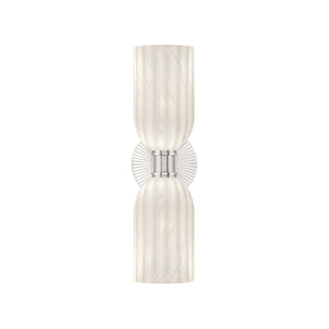 Crystorama - LOT-712-PN - Two Light Wall Sconce - Lotus - Polished Nickel