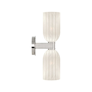Crystorama - LOT-712-PN - Two Light Wall Sconce - Lotus - Polished Nickel