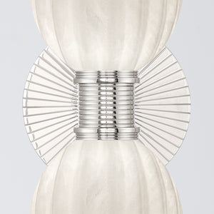 Crystorama - LOT-712-PN - Two Light Wall Sconce - Lotus - Polished Nickel