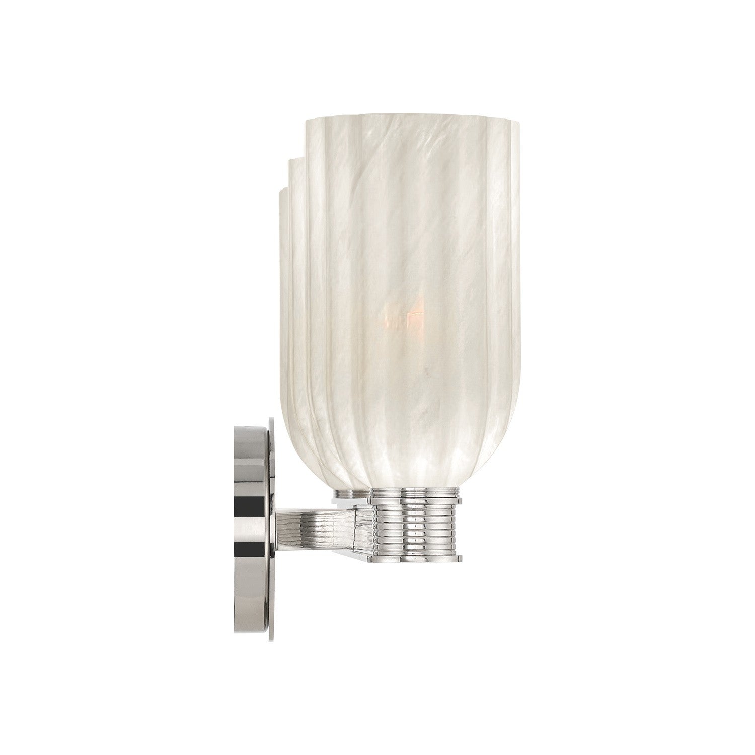 Crystorama - LOT-713-PN - Three Light Bath - Lotus - Polished Nickel