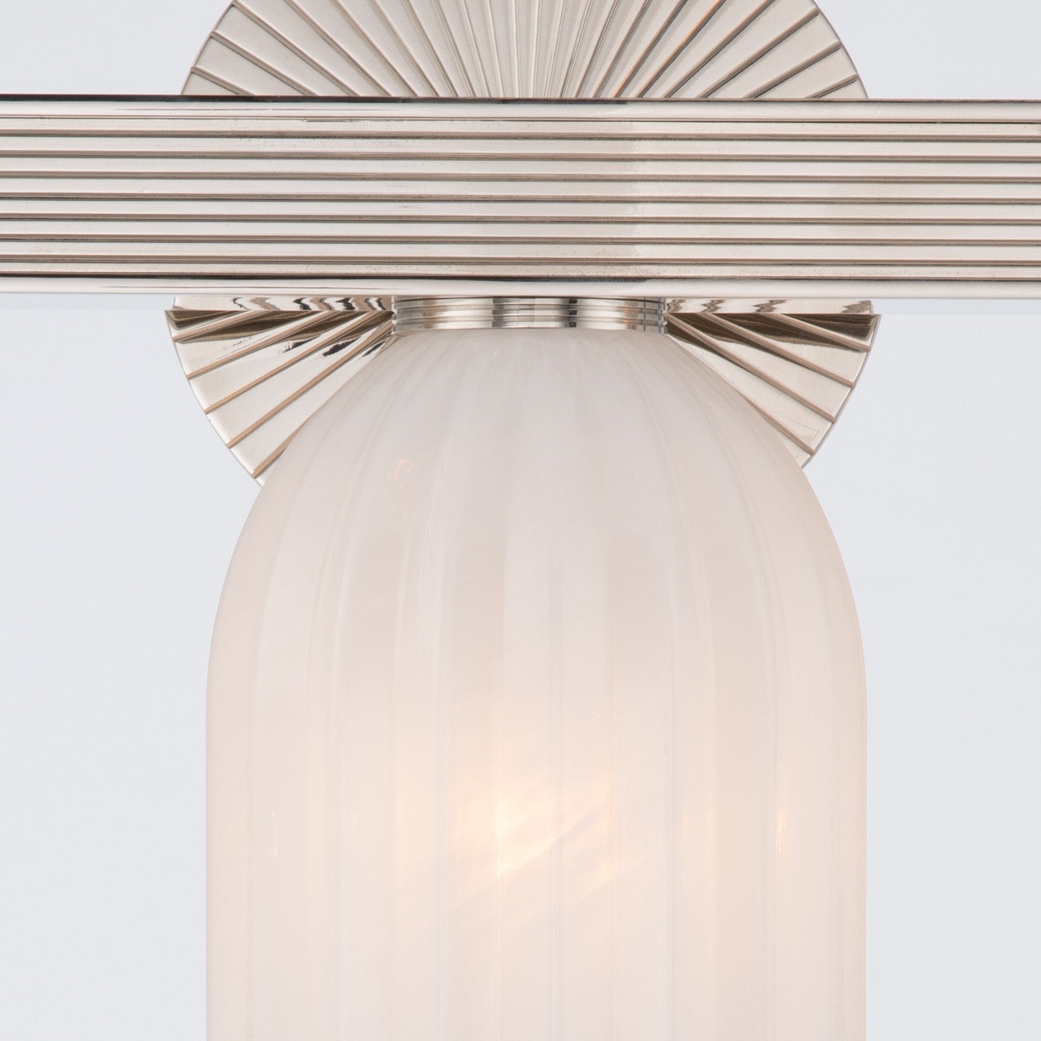 Crystorama - LOT-713-PN - Three Light Bath - Lotus - Polished Nickel