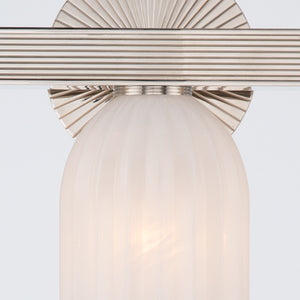Crystorama - LOT-713-PN - Three Light Bath - Lotus - Polished Nickel
