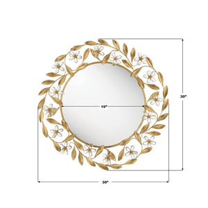Crystorama - MSL-M030-GA - Mirror - Marselle - Antique Gold