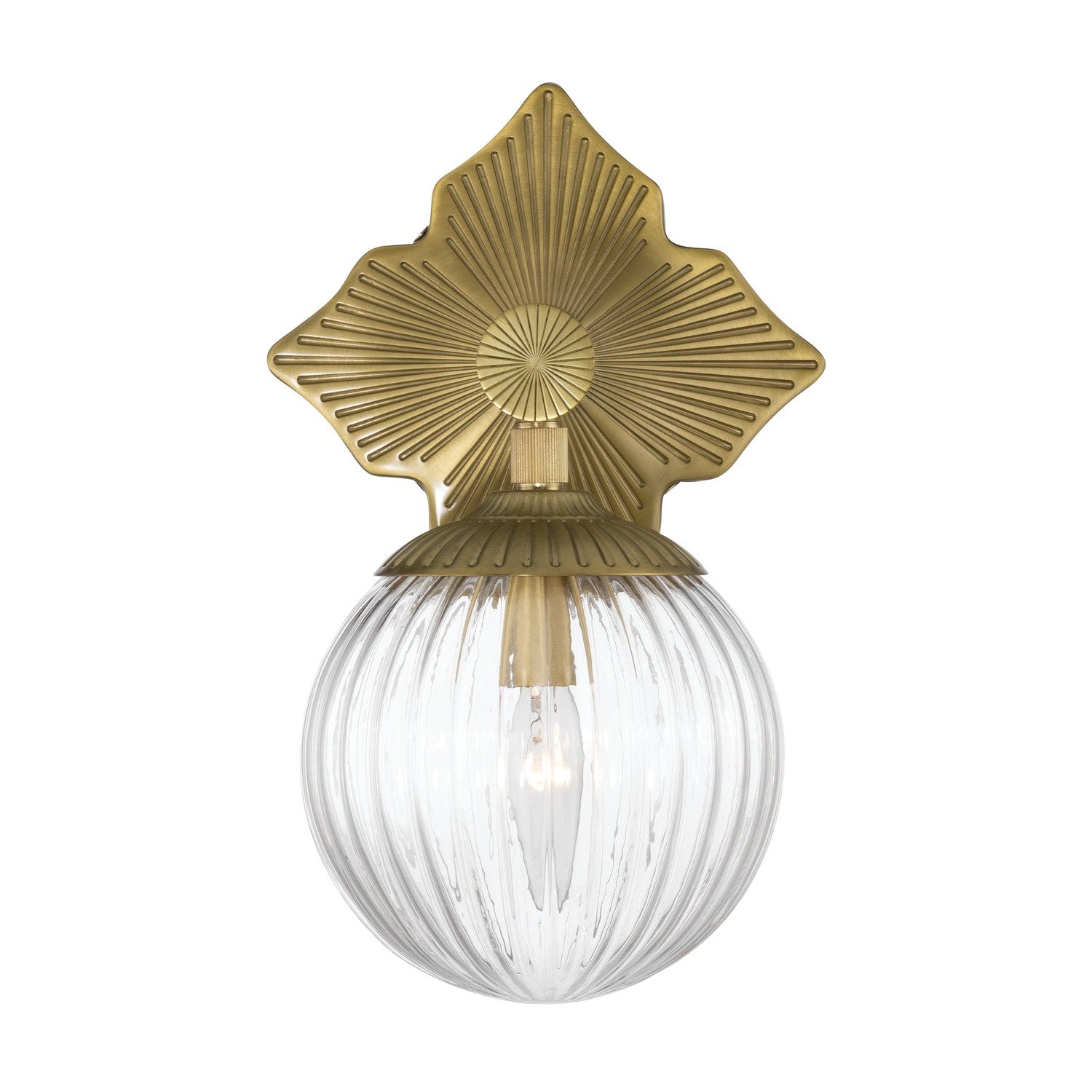 Crystorama - ORY-1001-AG-CL - One Light Wall Sconce - Orly - Aged Brass