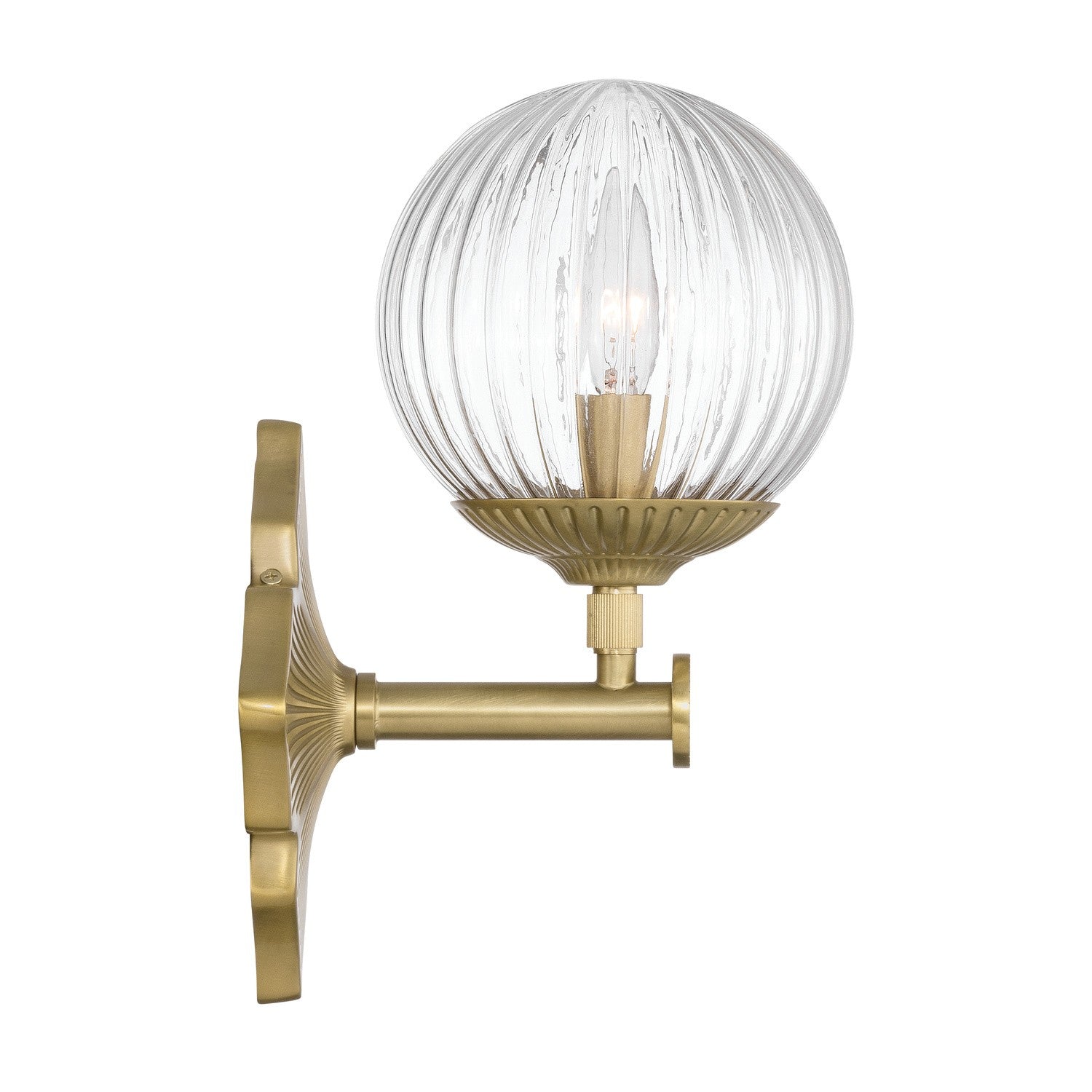 Crystorama - ORY-1001-AG-CL - One Light Wall Sconce - Orly - Aged Brass