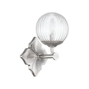 Crystorama - ORY-1001-PN-CL - One Light Wall Sconce - Orly - Polished Nickel