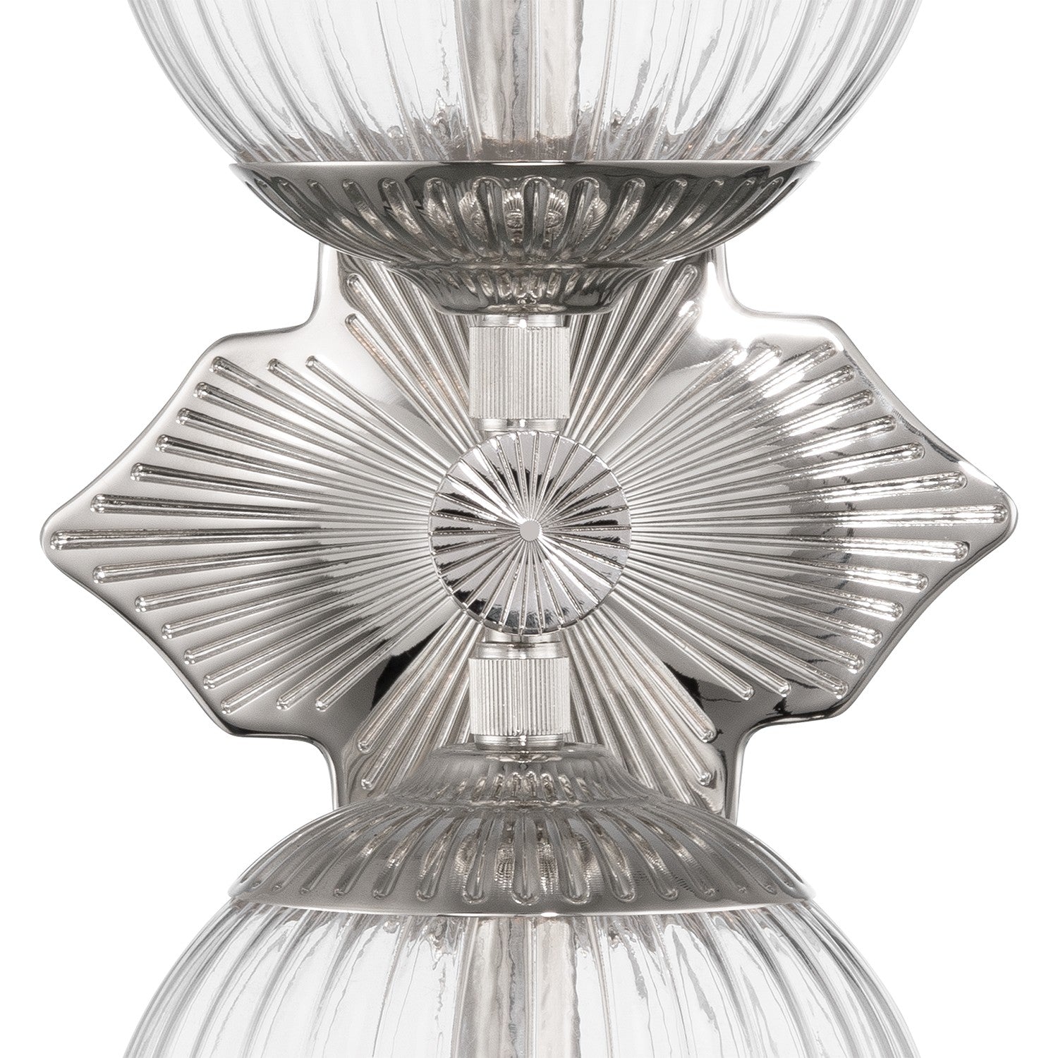 Crystorama - ORY-1002-PN-CL - Two Light Wall Sconce - Orly - Polished Nickel