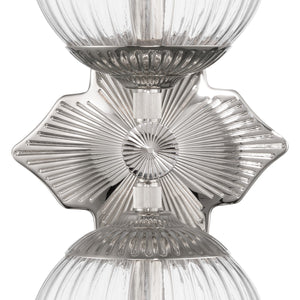 Crystorama - ORY-1002-PN-CL - Two Light Wall Sconce - Orly - Polished Nickel