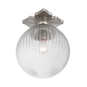 Crystorama - ORY-1003-PN-CL - One Light Semi Flush Mount - Orly - Polished Nickel