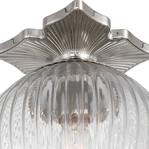 Crystorama - ORY-1003-PN-CL - One Light Semi Flush Mount - Orly - Polished Nickel