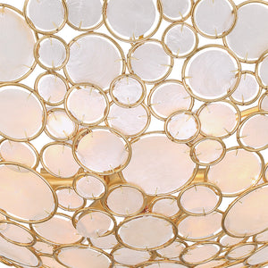 Crystorama - PAL-525-GA - Six Light Chandelier - Palla - Antique Gold