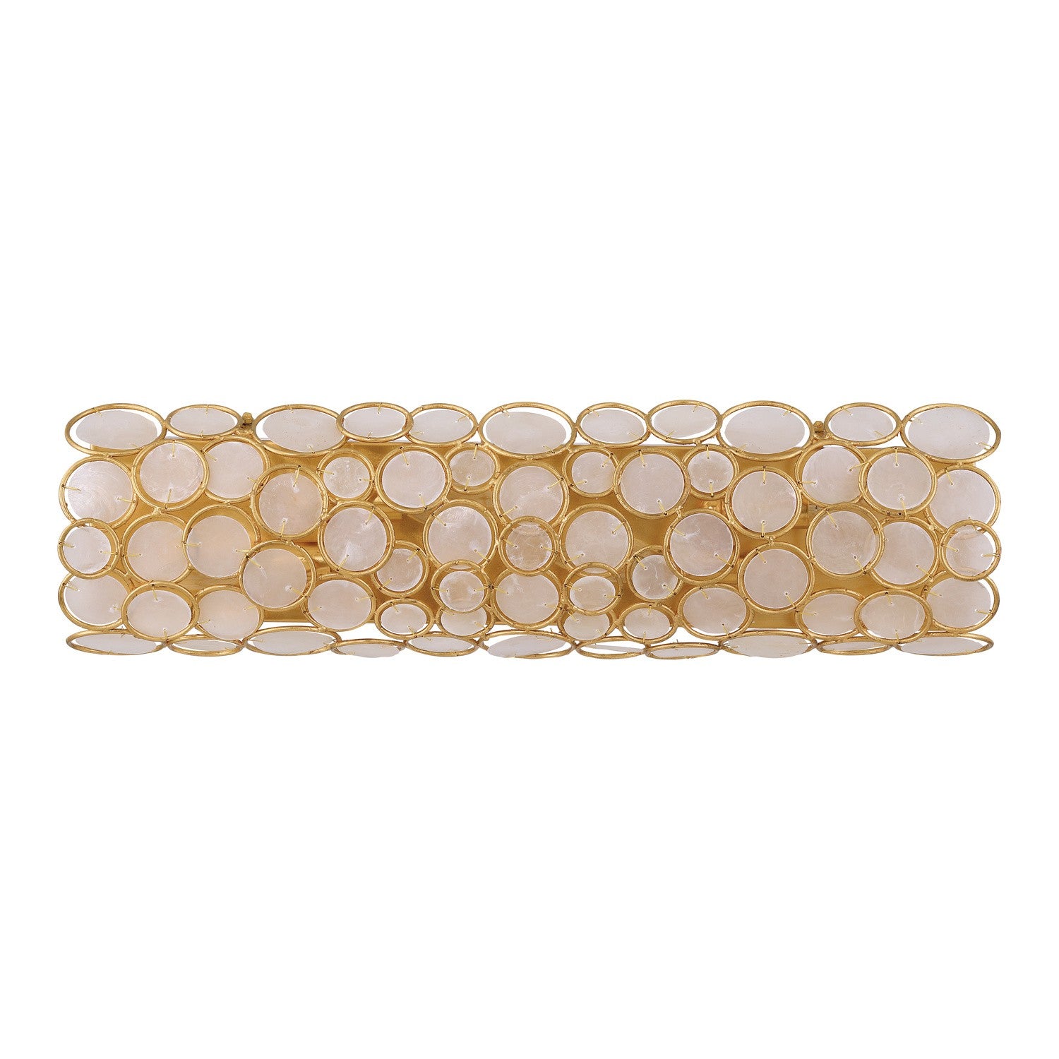 Crystorama - PAL-526-GA - Four Light Bath - Palla - Antique Gold