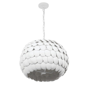 Crystorama - TAL-9404-MT - Five Light Chandelier - Talia - Matte White