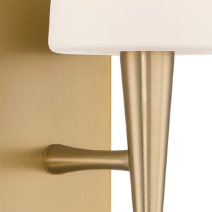 Crystorama - TRE-221-OP-AG - One Light Wall Sconce - Trenton - Aged Brass