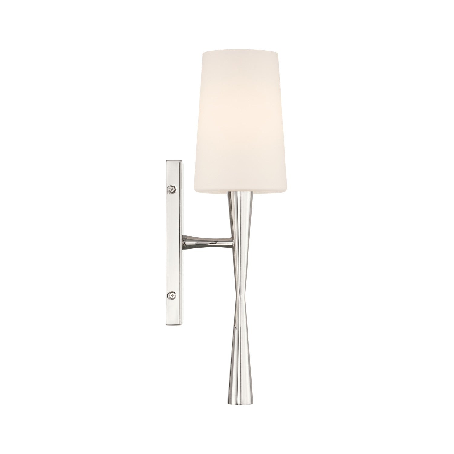 Crystorama - TRE-221-OP-PN - One Light Wall Sconce - Trenton - Polished Nickel