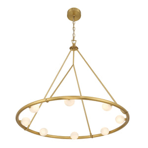 Crystorama - TRL-2805-LG - LED Chandelier - Terrell - Luxe Gold