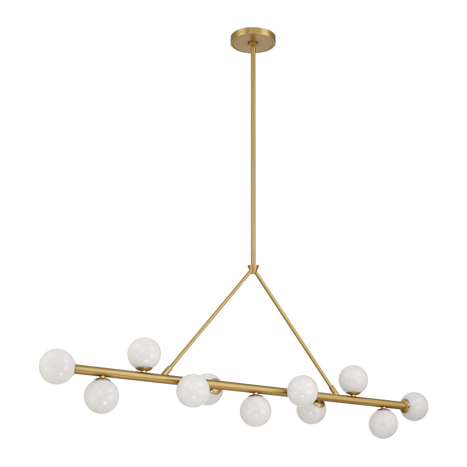Crystorama - TRL-2807-LG - LED Linear Chandelier - Terrell - Luxe Gold