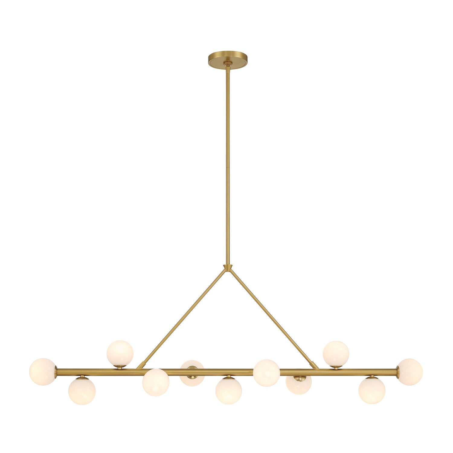 Crystorama - TRL-2807-LG - LED Linear Chandelier - Terrell - Luxe Gold