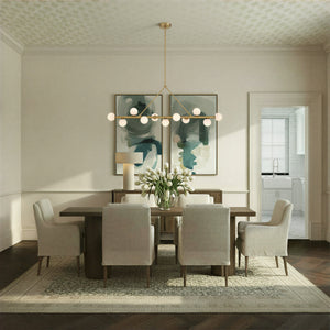 Crystorama - TRL-2807-LG - LED Linear Chandelier - Terrell - Luxe Gold