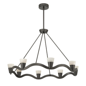 Crystorama - VNC-6508-NB - LED Chandelier - Vance - Bronze Noir