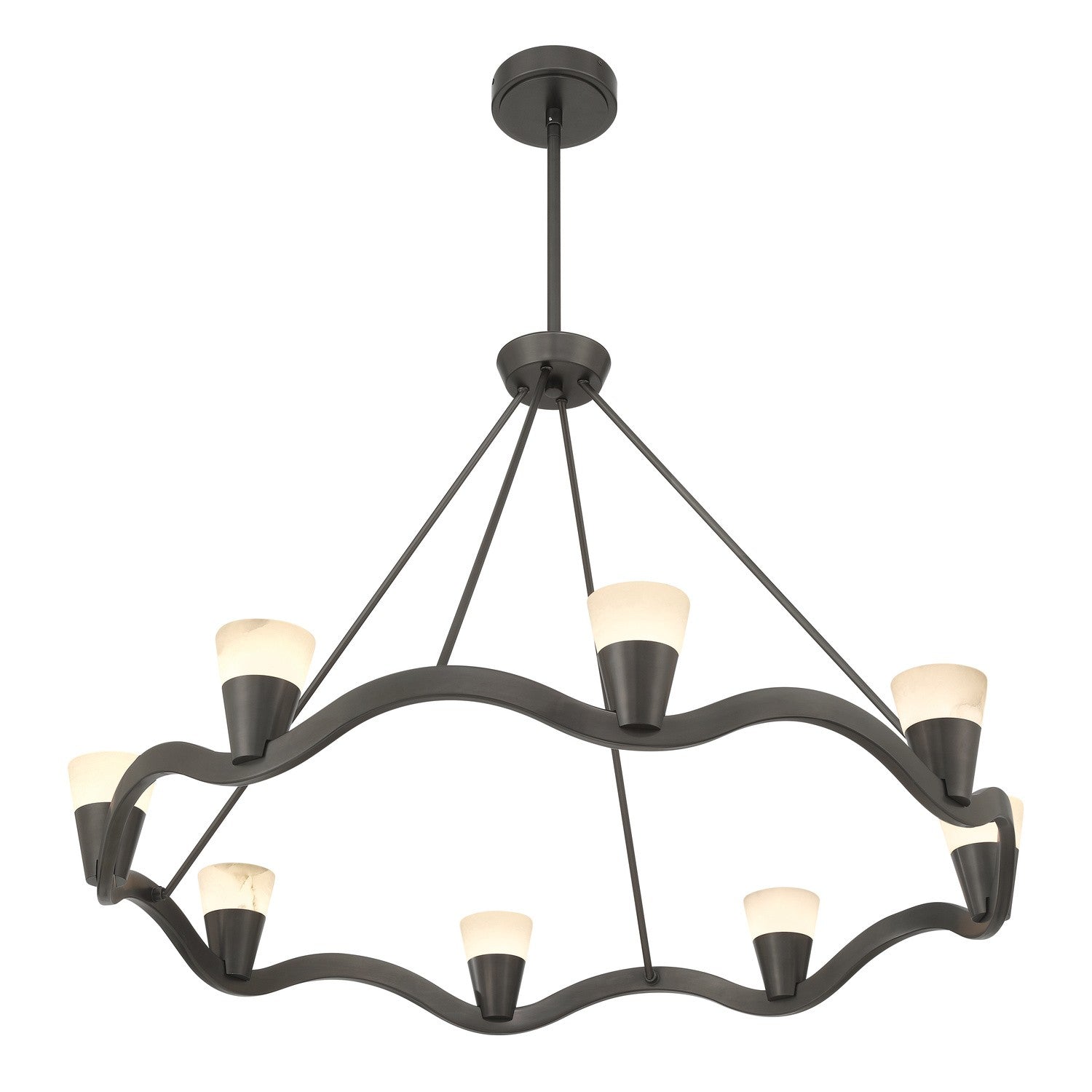 Crystorama - VNC-6508-NB - LED Chandelier - Vance - Bronze Noir