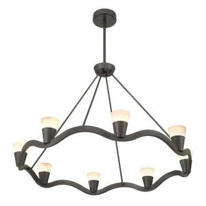 Crystorama - VNC-6508-NB - LED Chandelier - Vance - Bronze Noir