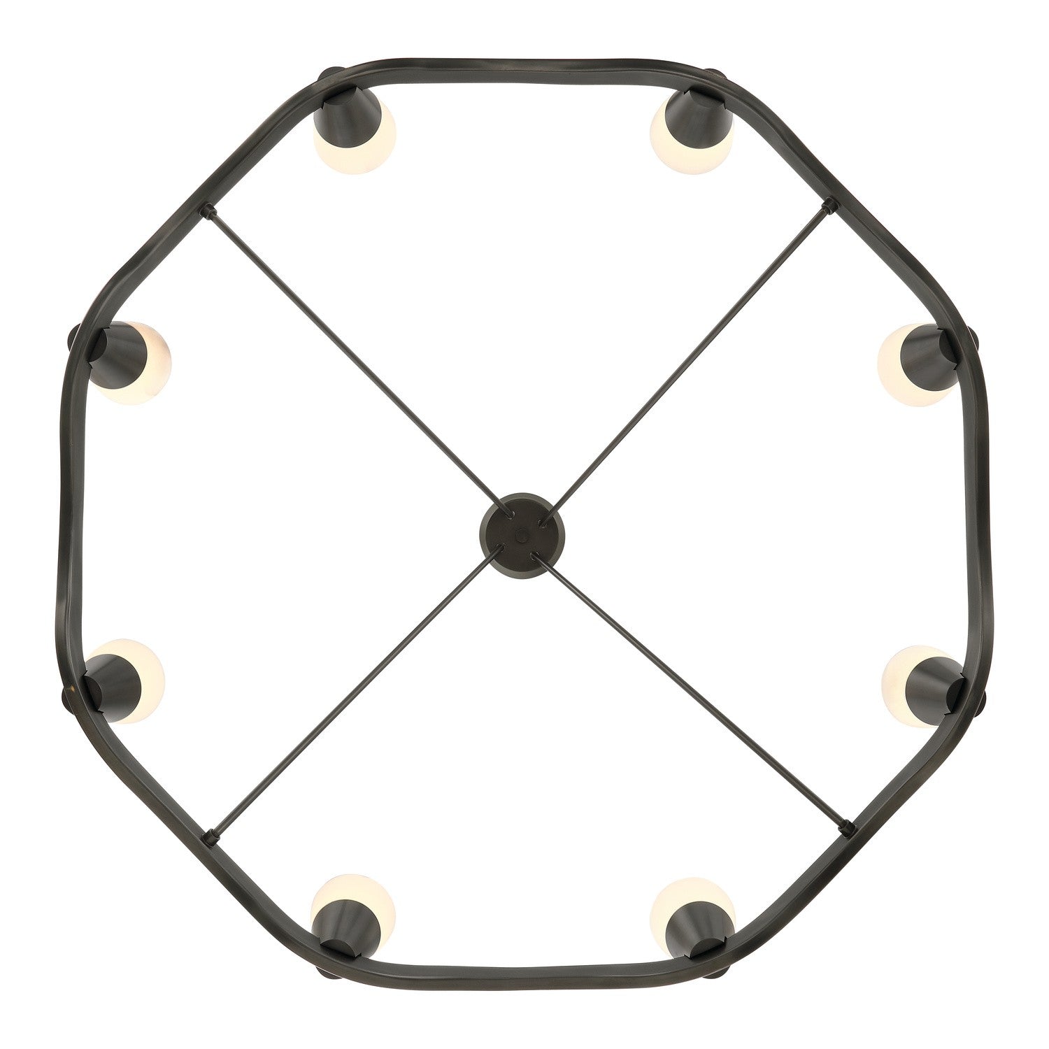 Crystorama - VNC-6508-NB - LED Chandelier - Vance - Bronze Noir