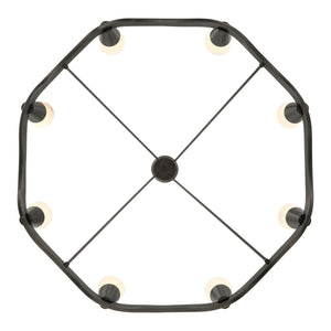 Crystorama - VNC-6508-NB - LED Chandelier - Vance - Bronze Noir