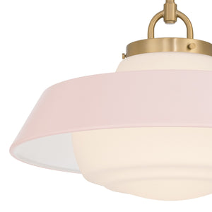 Crystorama - XAN-8006-VG-BH - One Light Pendant - Xander - Vibrant Gold