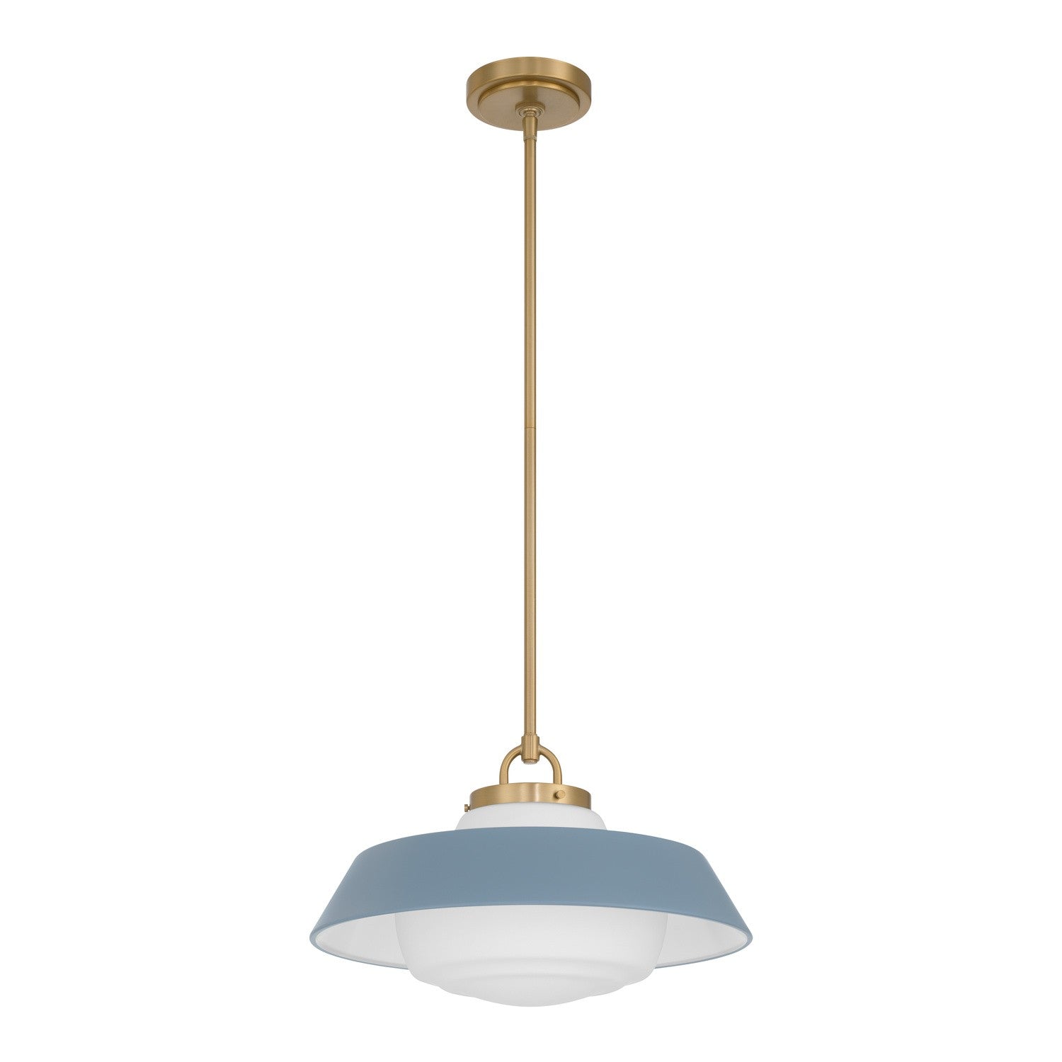Crystorama - XAN-8006-VG-BL - One Light Pendant - Xander - Vibrant Gold