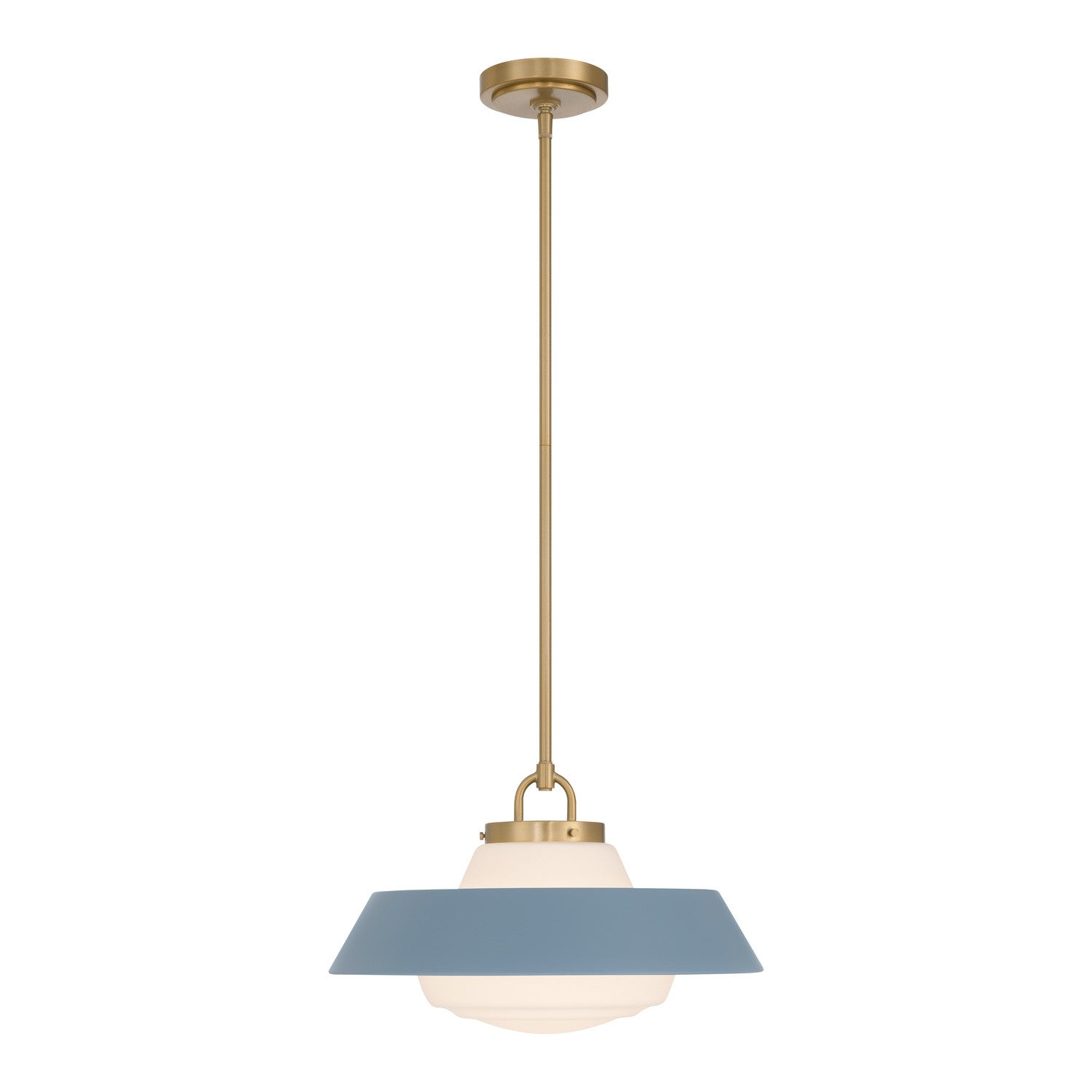 Crystorama - XAN-8006-VG-BL - One Light Pendant - Xander - Vibrant Gold