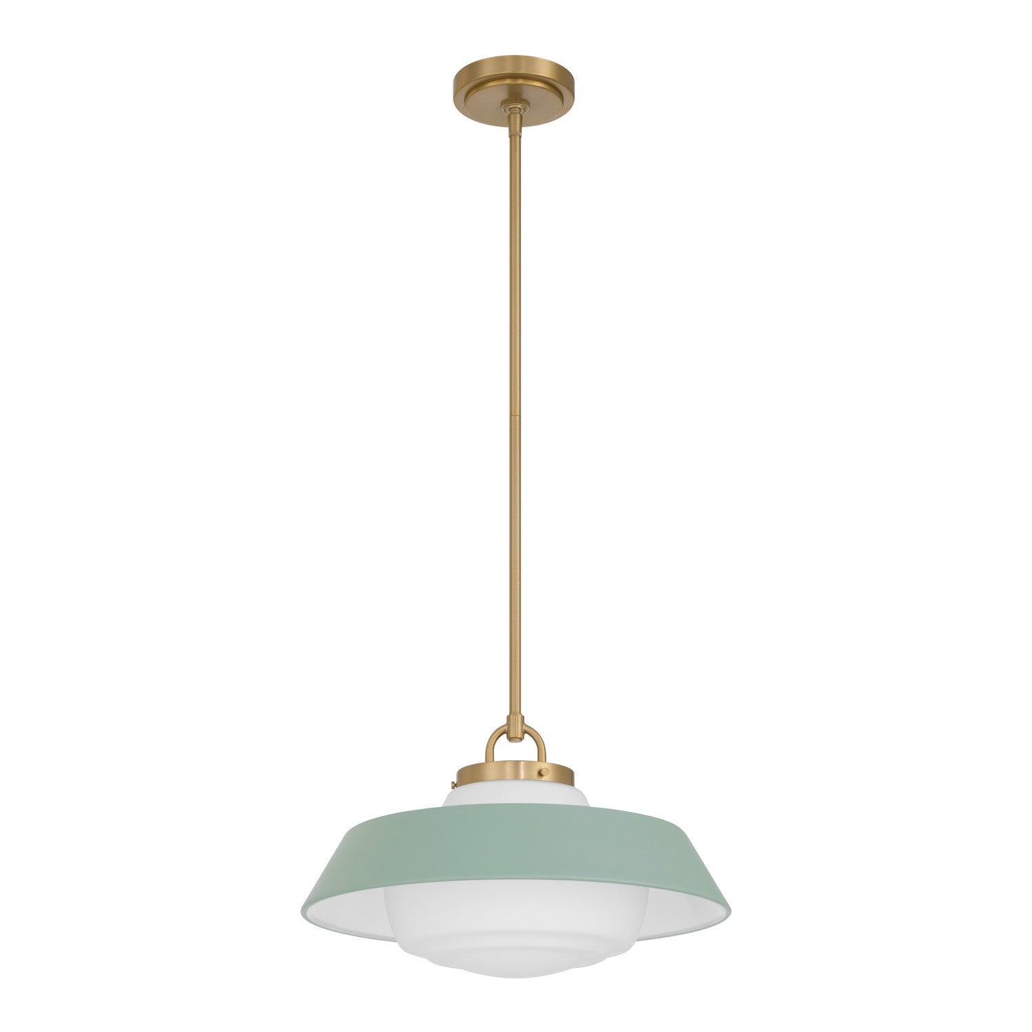 Crystorama - XAN-8006-VG-GR - One Light Pendant - Xander - Vibrant Gold