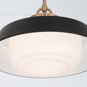 Crystorama - XAN-8006-VG-MK - One Light Pendant - Xander - Vibrant Gold