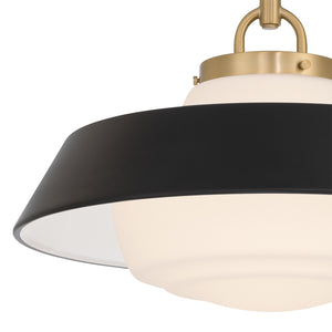 Crystorama - XAN-8006-VG-MK - One Light Pendant - Xander - Vibrant Gold