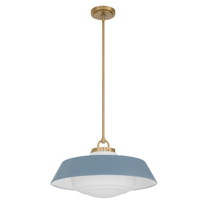 Crystorama - XAN-8009-VG-BL - Three Light Pendant - Xander - Vibrant Gold