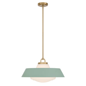 Crystorama - XAN-8009-VG-GR - Three Light Pendant - Xander - Vibrant Gold