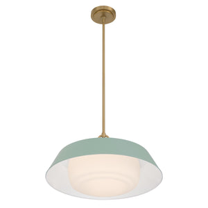 Crystorama - XAN-8009-VG-GR - Three Light Pendant - Xander - Vibrant Gold