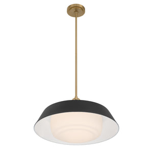 Crystorama - XAN-8009-VG-MK - Three Light Pendant - Xander - Vibrant Gold