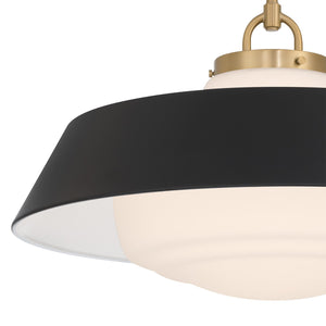 Crystorama - XAN-8009-VG-MK - Three Light Pendant - Xander - Vibrant Gold