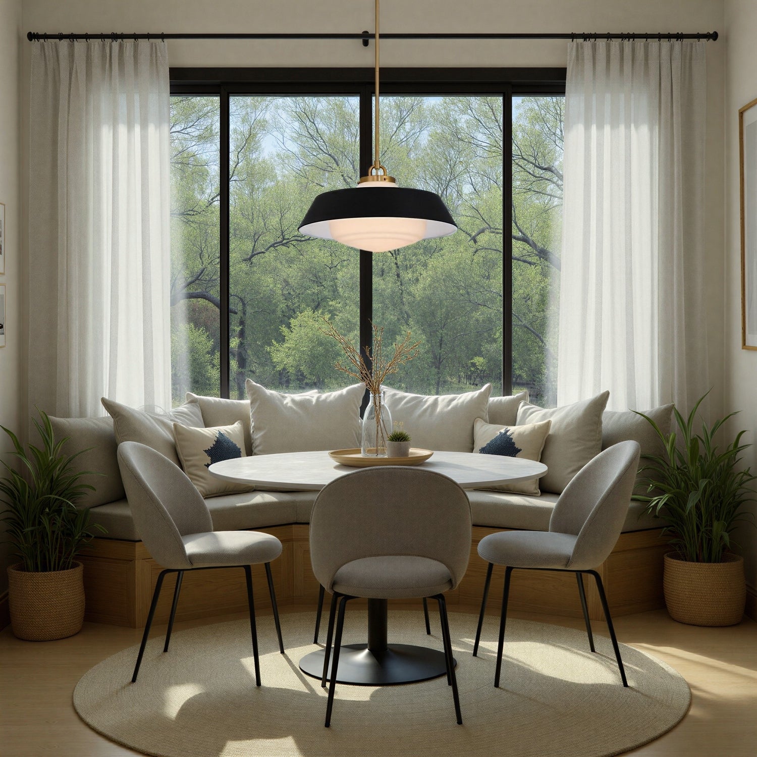 Crystorama - XAN-8009-VG-MK - Three Light Pendant - Xander - Vibrant Gold