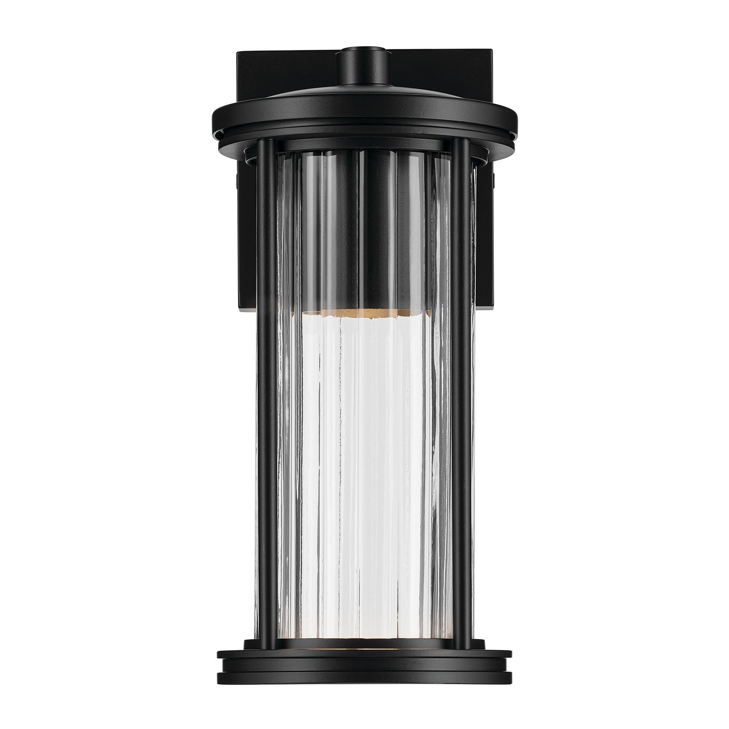 Kichler - 59022BKDS - One Light Outdoor Wall Mount - Barras - Black