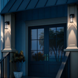 Kichler - 59022BKDS - One Light Outdoor Wall Mount - Barras - Black