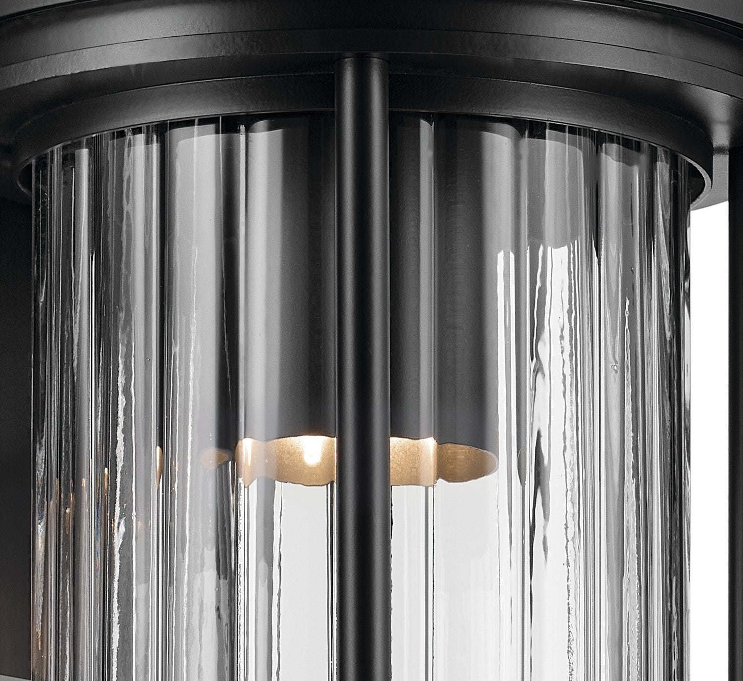 Kichler - 59022BKDS - One Light Outdoor Wall Mount - Barras - Black