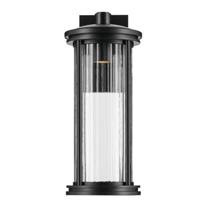 Kichler - 59024BKDS - One Light Outdoor Wall Mount - Barras - Black